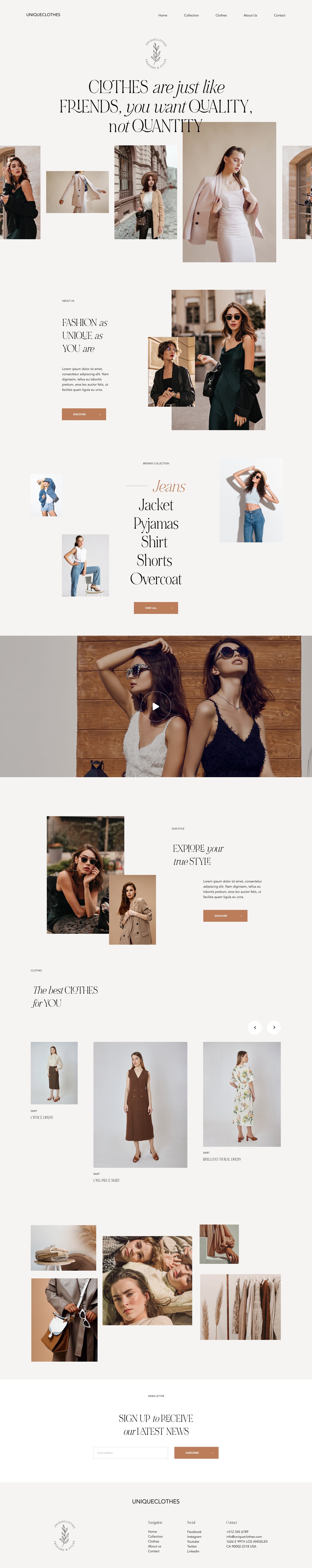 Fashion Website